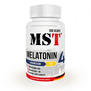 Melatonine 4 + Magnesium + B6 - 100 веган.капс Фото №1